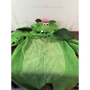 Briefly Stated Adult Green Dragon Zip Up Bodysuit 2XL
